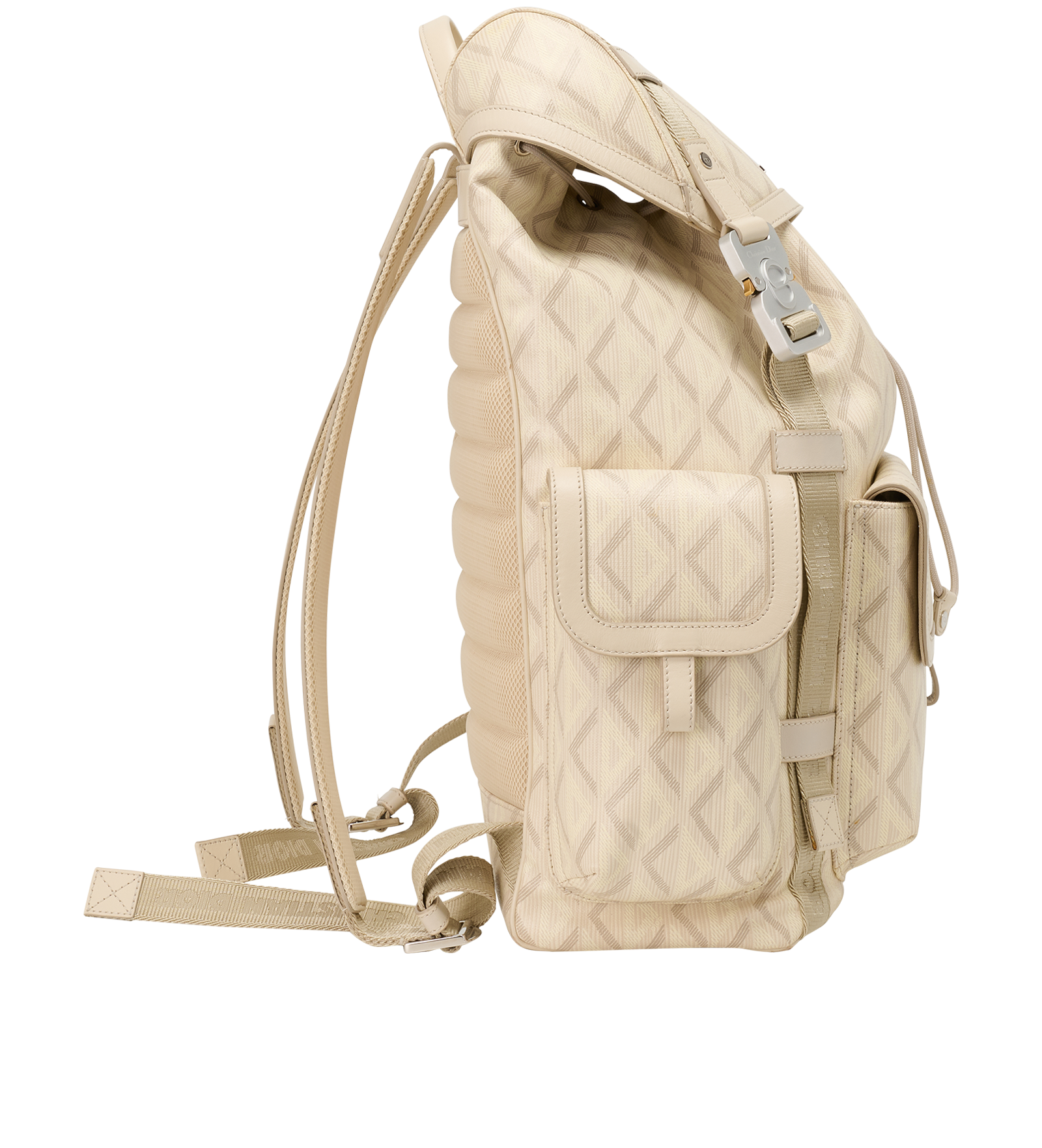 Hit The Road Backpack, &pound;1,500, Handbags, Cream, Canvas, Side view
